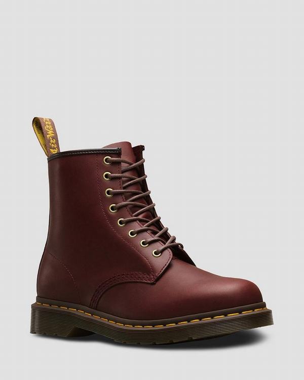 Dr Martens Dámské Kotníkové Boty 1460 Hardlife Vínové, CZ-538407